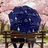 1PC Glasses Lightning_bolt Umbrella-8-Rib Reinforced, Automatic Open, Lightweight & Durable, Cute Fashion Accessory for Outdoor, D2629