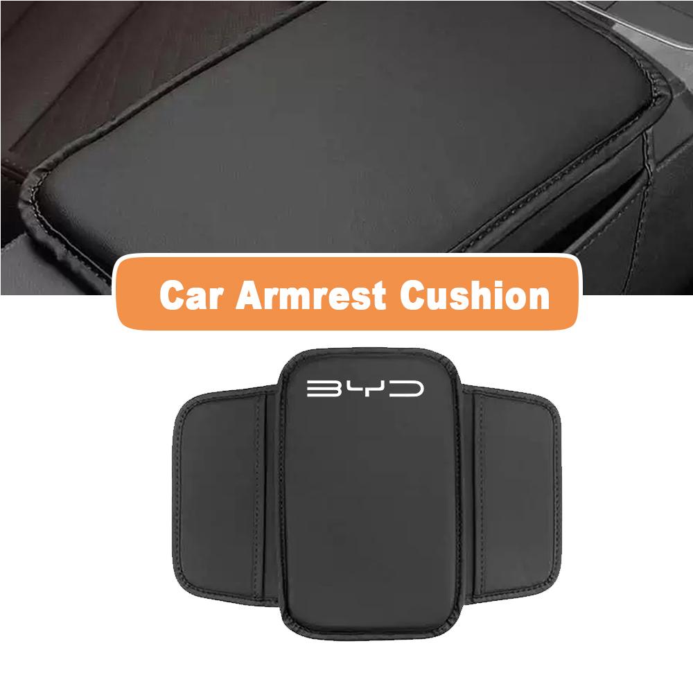 Car Armrest Box Pad Center Console Arm Rest Storage Pocket For BYD Atto 3 Yuan Plus Dolphin Seal Song Plus Han Don Car Styling