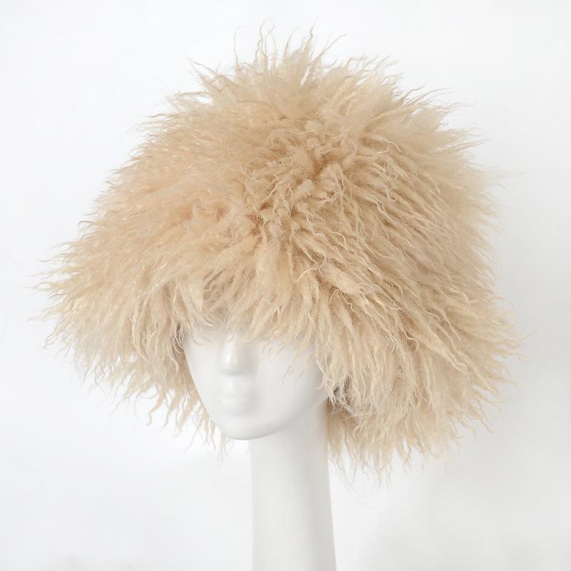 Stylish Faux Fox Fur Hat - Premium Women's Autumn/winter Fluffy Bucket Hat - High-end Plush Hat