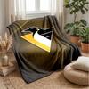 Pittsburgh Penguins Flanell Fleece Decke Gemütlich Warm Überwurfdecke für Sofa Bett Reise Ganzjahresgebrauch