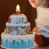 Birthday Cake Play, Making Wishes, Glowing Candles, Interactive Toy, Blowing Out Singing