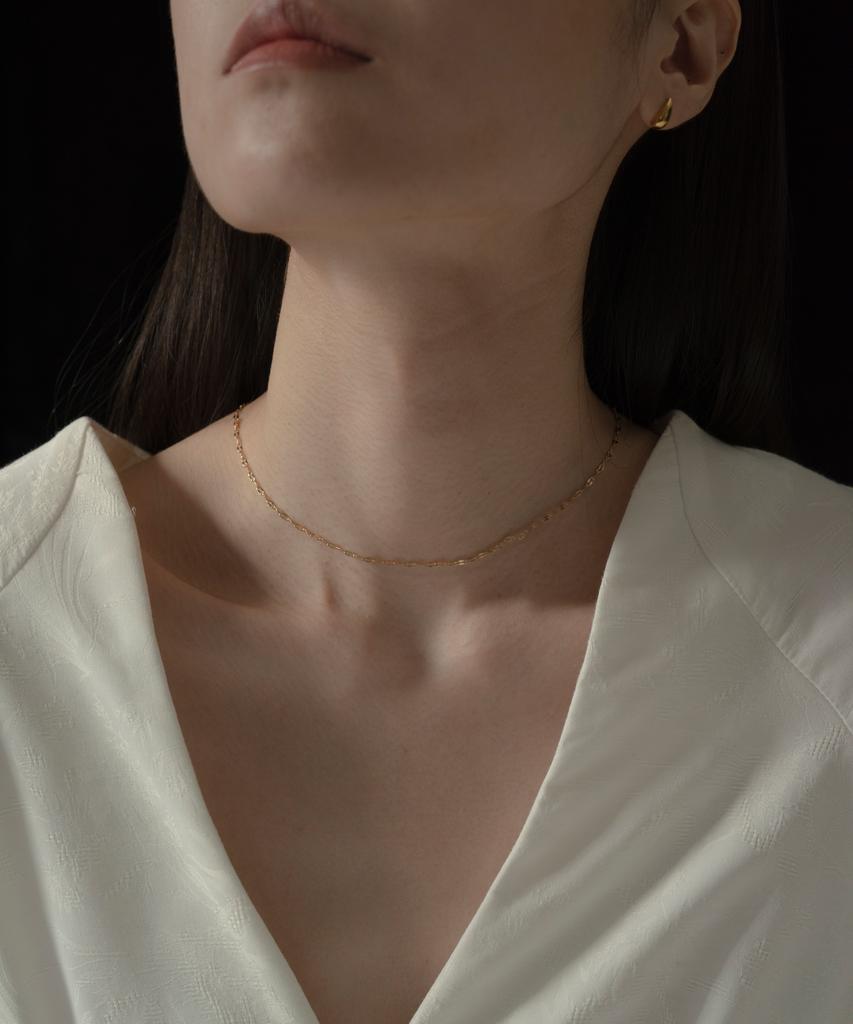 Novice Tokyo Petal Chain Necklace [Stainless] / Gold