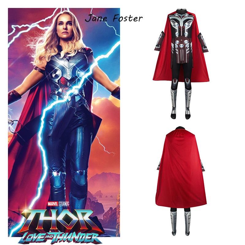 Falei Costume di Halloween Thor 4 Tuta Cosplay Per Bambini e Adulti Body Aderente