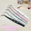 High Precision False Eyelash Tweezers Anti-static Lashes Extension Tweezer  Beauty Makeup Tools