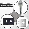 Snow Blower Impeller Modification Kit Spare Parts Universal 1/4" Convenient Maintenance Wear