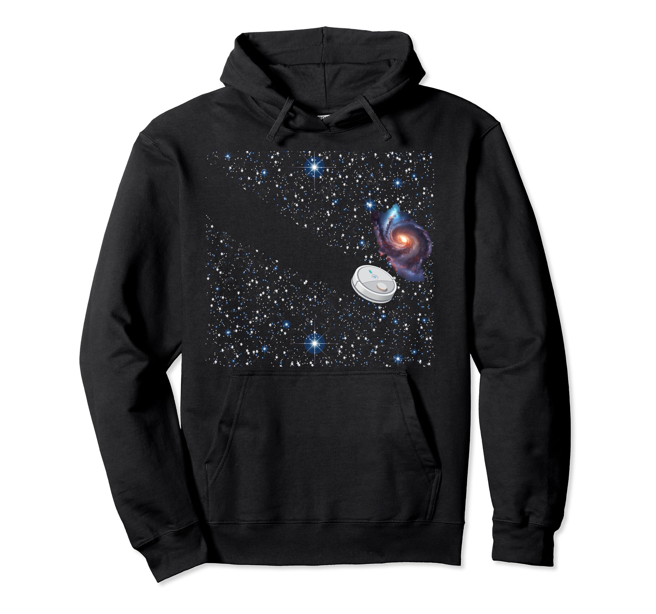 

Space Stars Funny Dress Robot Vacuum Milky Way Hoodie