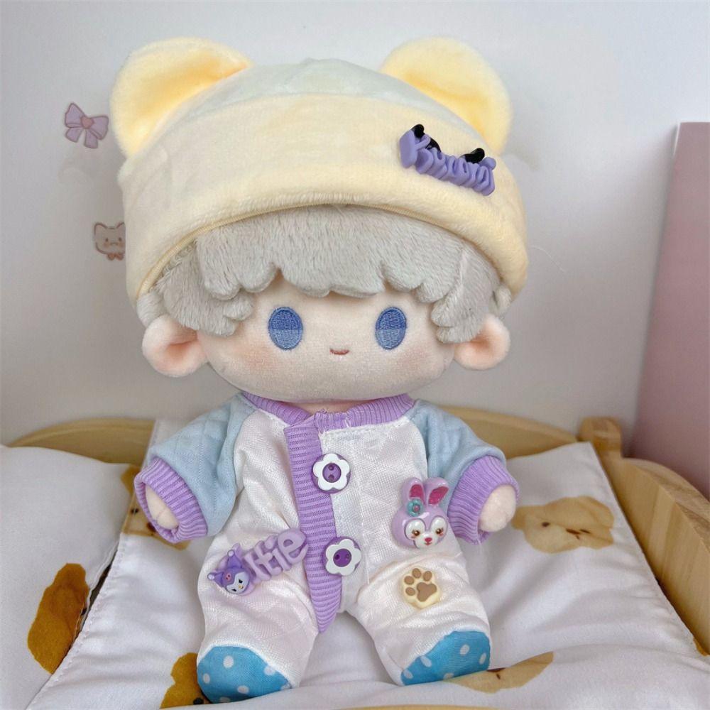 

Replacement Plush Dolls Clothing Set Outfit Doll Pajamas Suit Children Gift Style C