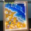 DIY Kindergarten Photo Frame Night Light - Handmade Texture Painting Gift