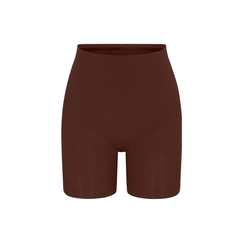 SKIMS Seamless Sculpt Mid Thigh Shorts Women Underwear Cocoa BO-SHO-3363-COA