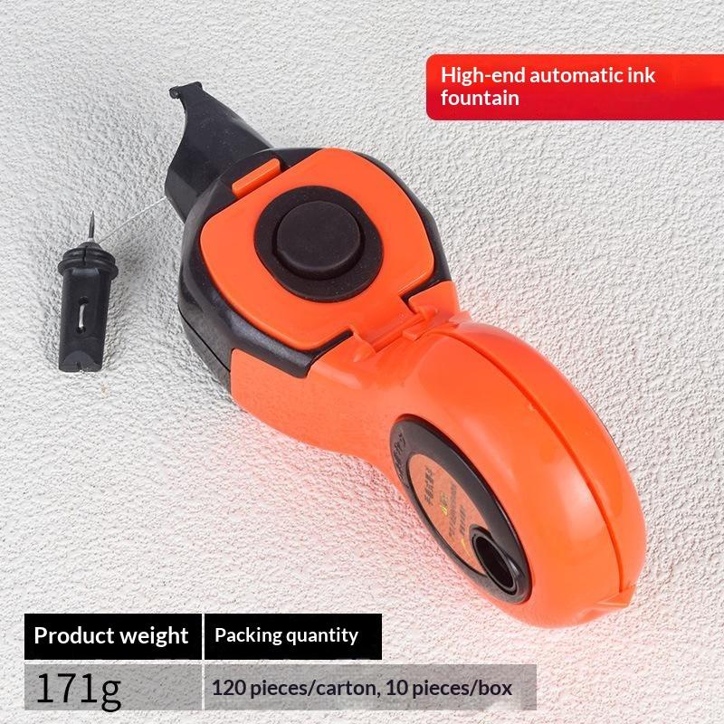 Automatic Rewinding Carpentry Ink Drawing Line Marker Carpenter Tools Wood Scriber Ground Nylon Wire