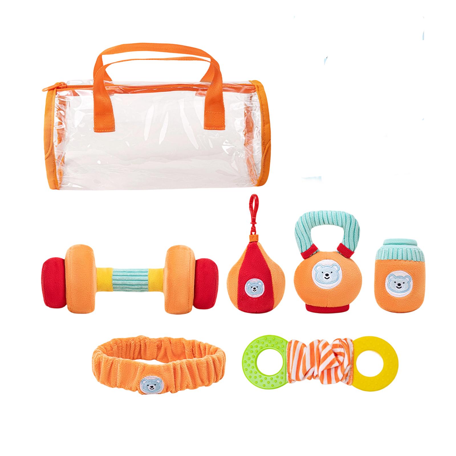 

Baby Fitness Toy Set, Interactive Parent-child Exercise, Grasping And Supporting Baby s Motor Development, Plush Toys. One Size
