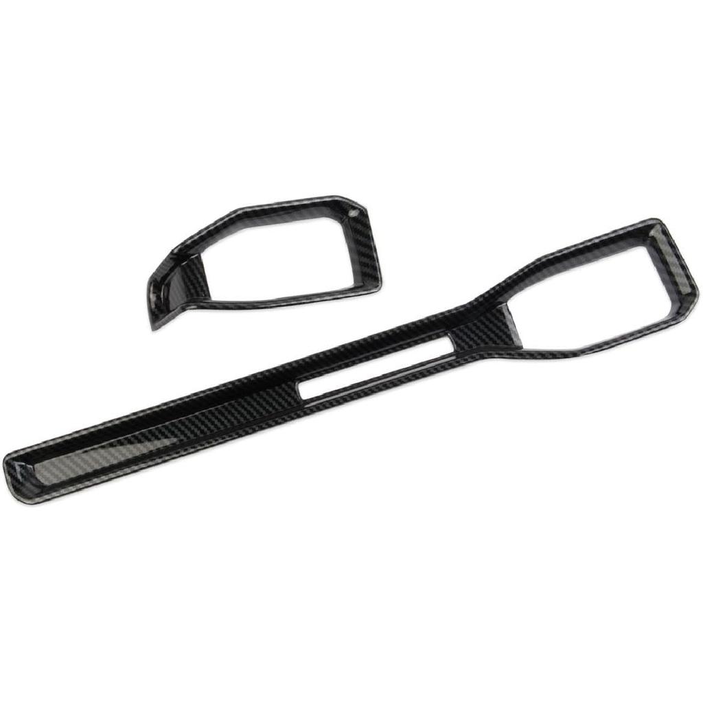 Dashboard Vent Air Outlet Cover Trim Kit Accessories for 2024-2025 Ford Mustang (carbon Fiber Style)