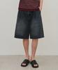 ROTEMBER Washed Bermuda Denim Pants [ 3 Colors ]