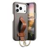 Etui na telefon z paskiem na nadgarstek ze skóry liczi do iPhone 17 Air 16E 16 15 Plus 14 13 12 11 Pro Max Odporne na wstrząsy Pokrowiec ochronny