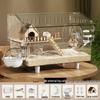 Golden Bear Acrylic Hamster Villa - Spacious Luxury Transparent Cage