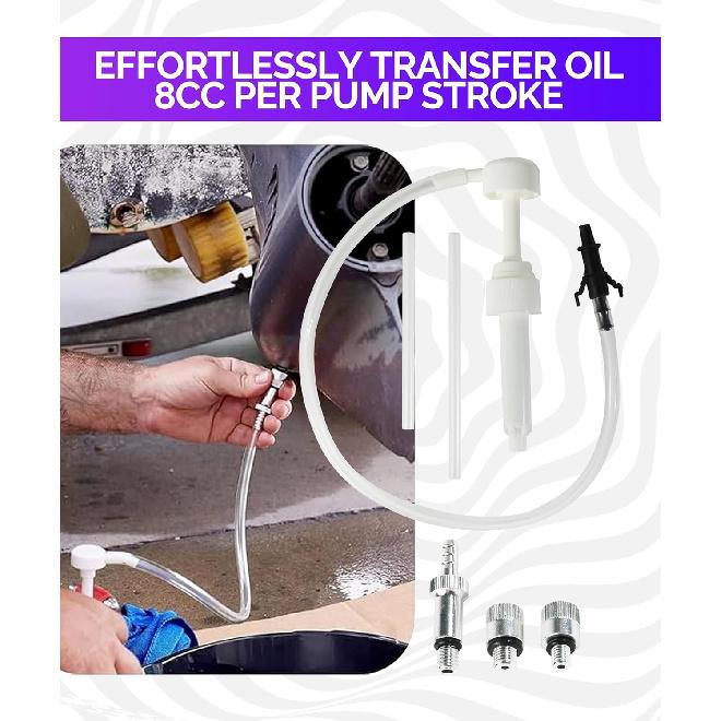 RACOONA Transmission Fluid Pump,Fluid Transfer Pump,Car Accessories Differential Fluid Pump,Lower Unit Gear Oil Pump,Transmission Fluid Transfer