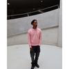 Unisex Crew Neck Long Sleeve Knit Sweaters Pullovers Loose Fit Casual Letter Sweaters