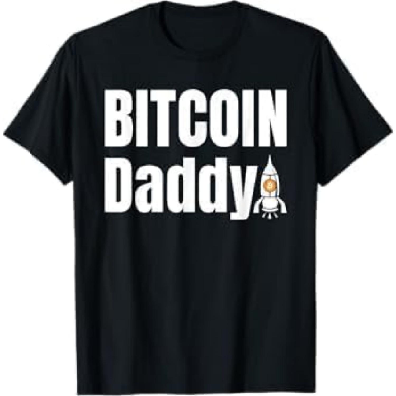 

Bitcoin Daddy Funny Bitcoin (BTC) Geek Investor T-Shirt AT1 Mens Womens Tank Top Sweatshirt Hoodie Black XXXXXL різнокольоровий