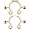 2 stuks/set Stalen Tepelpiercing Clips Nep Tepel Ronde Schroef Nep Tepelschild Mode Accessoire Clip Ontwerp