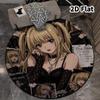 Death Note Round Area Rug Carpet Rug For Living Room Bedroom Sofa Playroom Decor Nonslip Floor Mat