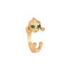 2022 Year of the Tiger Gold Plated Chalcedony Agate Pixiu Ring: Chinese Style Retro Thumb Ring