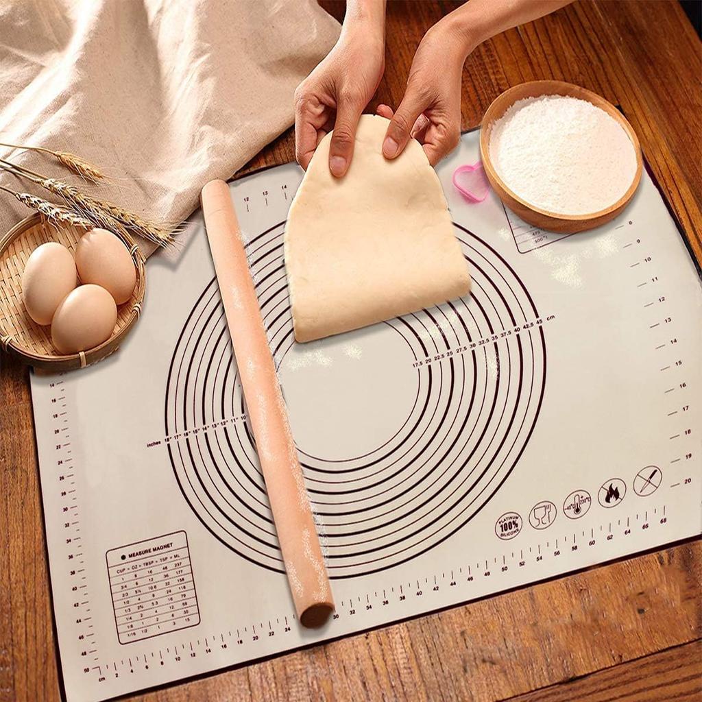 Silikonová pečicí podložka odolná vysokým teplotám pro přípravu pizzy nepřilnavá silikonová podložka podložka na válení