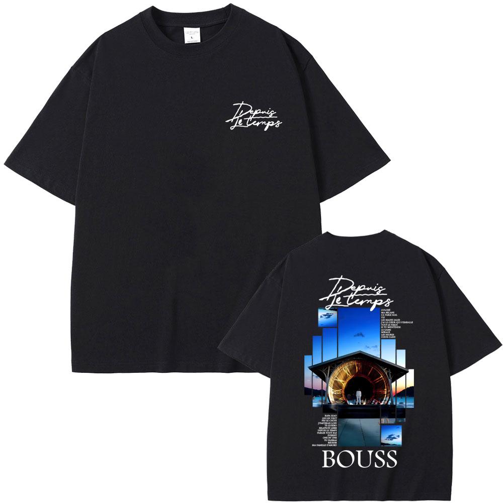 Rapper Bouss Et Si Jechoue Album Grafik T-Shirt Herren Damen Hip Hop Mode Popmusik T-Shirt Männlich Lässig Baumwolle Vintage T-Shirts