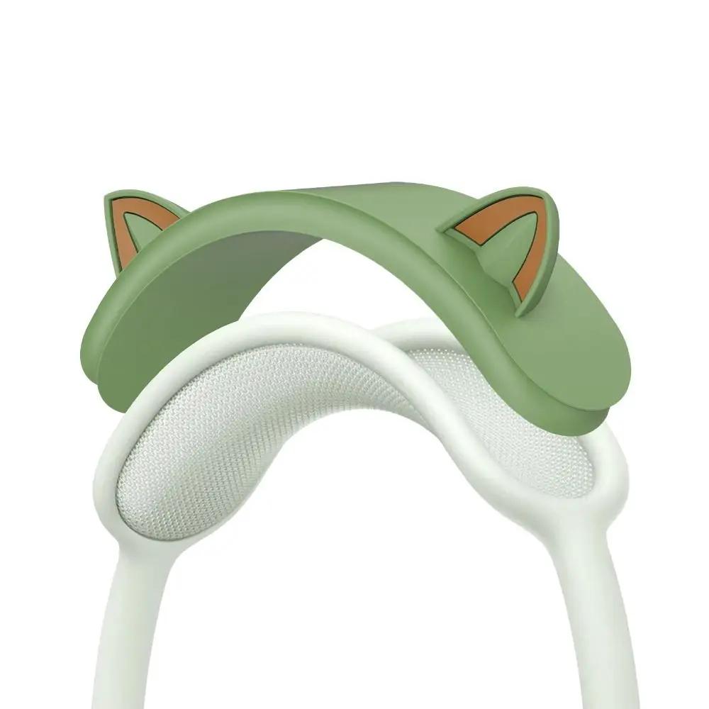 Silicone Headband Cover Decorative lovely Cat Ears Design Headband Protector Suitable for AirPods Max Headphone Accessories