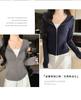 Women S Hooded Zip Up Cardigan Slim Fit Long Sleeve Outerwear