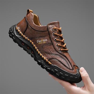 PU-Leder Herrenstiefel Outdoor Bequeme Schuhe Handgemachte Herren-Sneaker Business-Stiefel Große Größen 38-48