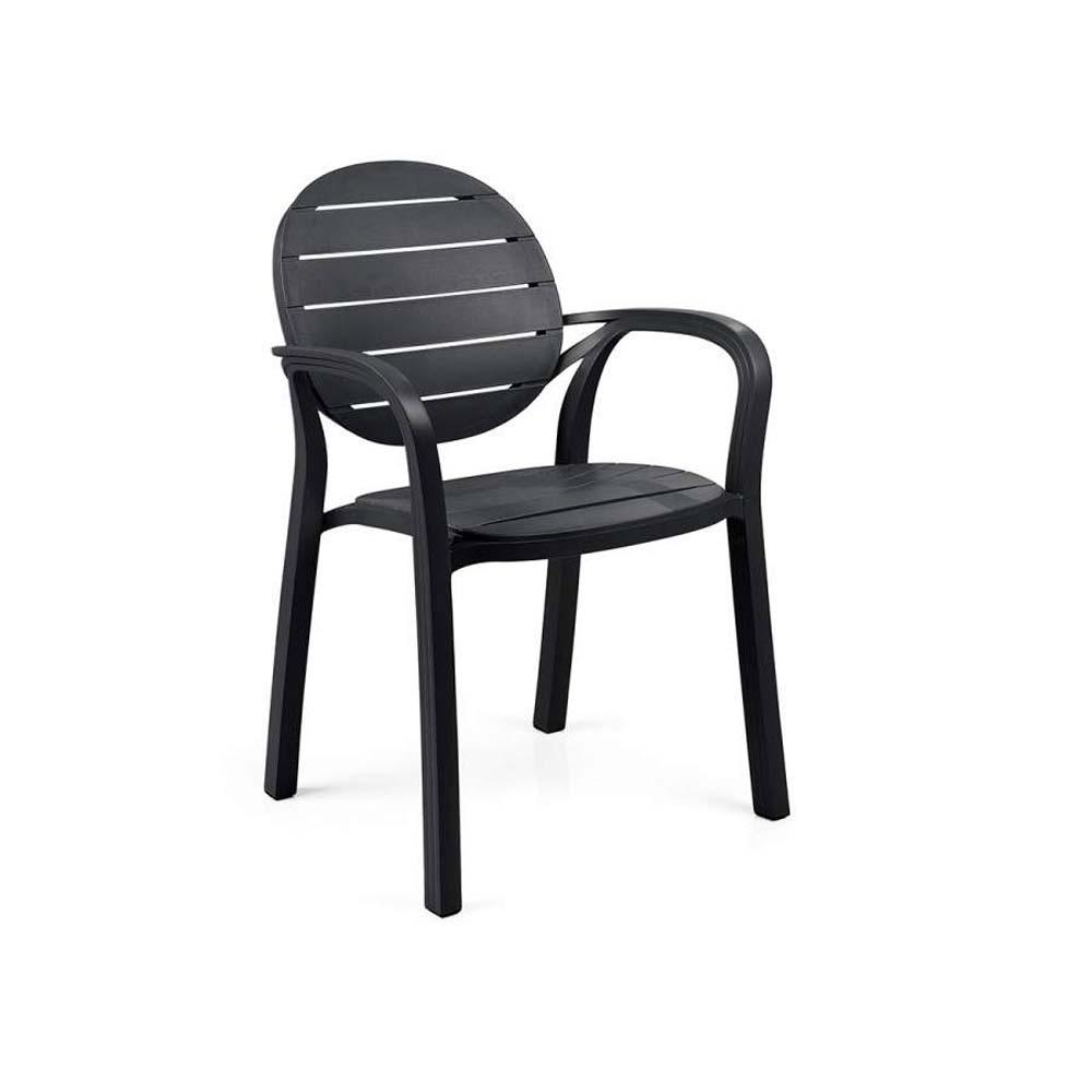 Sedia Nardi Palma Antracite