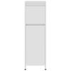4 Piece Bathroom Furniture Set White Particleboard