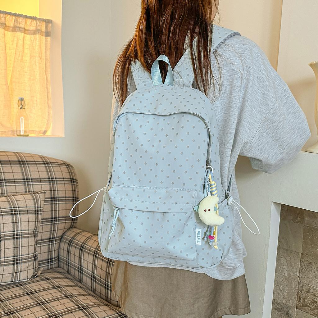 Schoolbag Japanese New Schoolbag Junior High School Girls Korean Niche Girls Backpack High School College Students Lightweight Travel Backpack