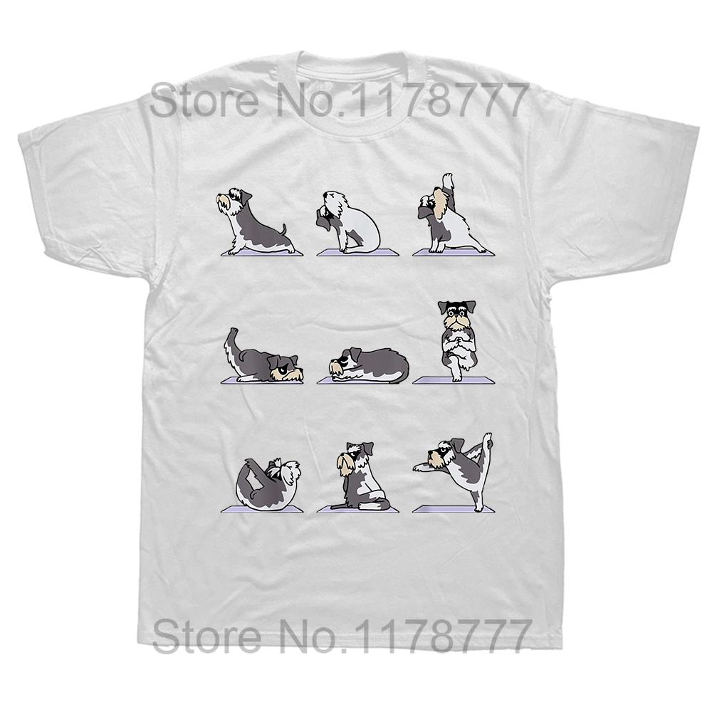 Best Schnauzer Dad Ever Dog Fathers Day T Shirts Summer Style Streetwear Short Sleeve Birthday Gifts Tshirt Mens Clothing