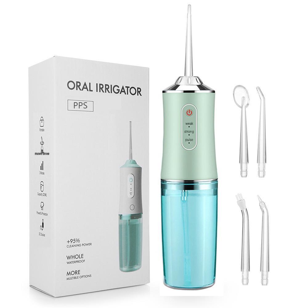 Portable Electric Oral Irrigator: Home Water Flosser for Teeth Cleaning and Gap Spraying