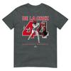 Ballpark Mvp UnisexAdult Black Baseball Player TShirt