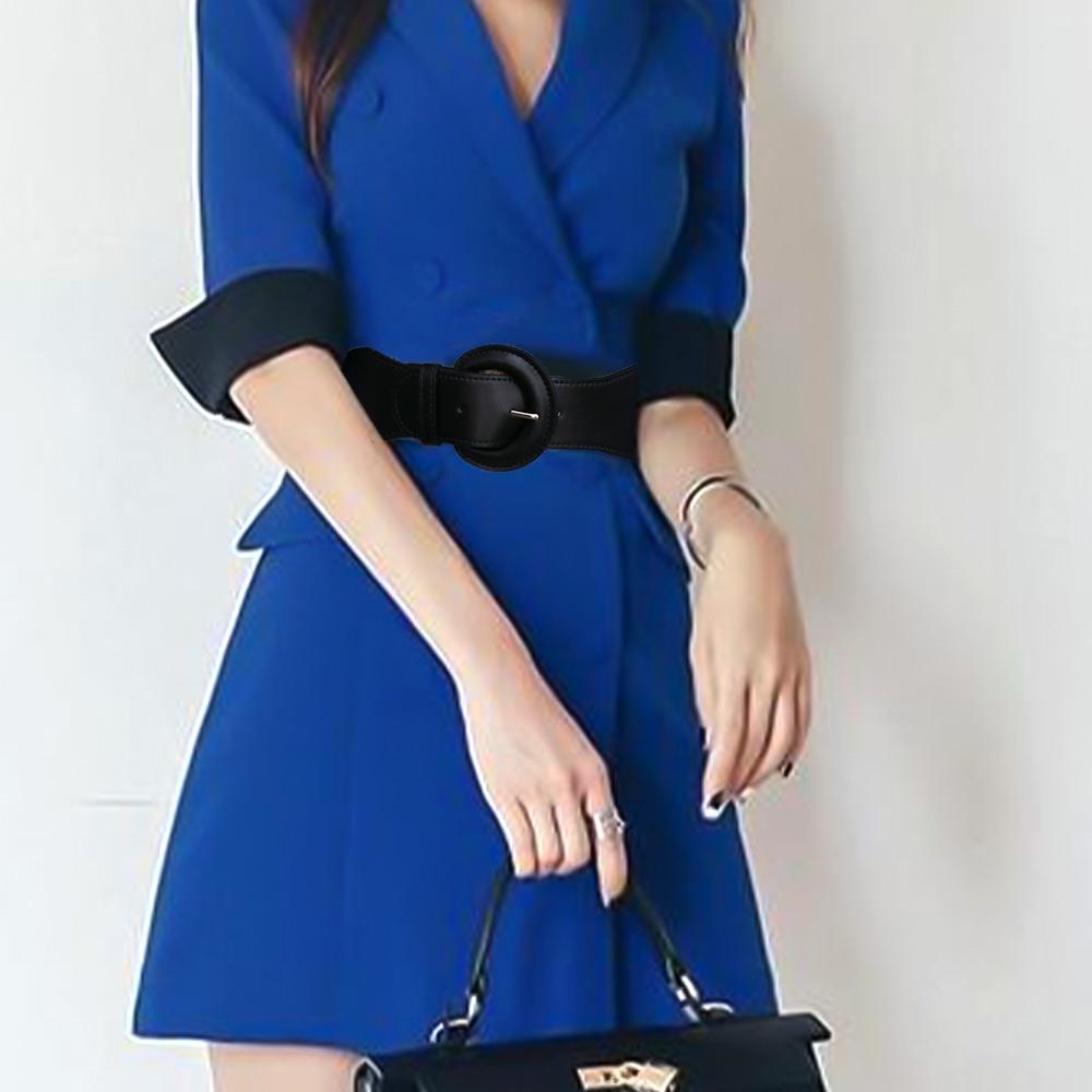 Leather Elastic Cummerbunds Elastic Wide Waist Corset Elegant Corset Belt Ladies