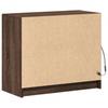 LED Sideboard Brown Oak Effect 72 x 34 x 61 cm Particleboard