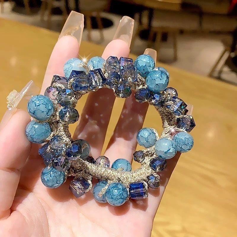 Kristall Haarband Koreanische Version von Einfachen Haaraccessoires Perlen Haargummi Kopfband Haaraccessoires für Frauen