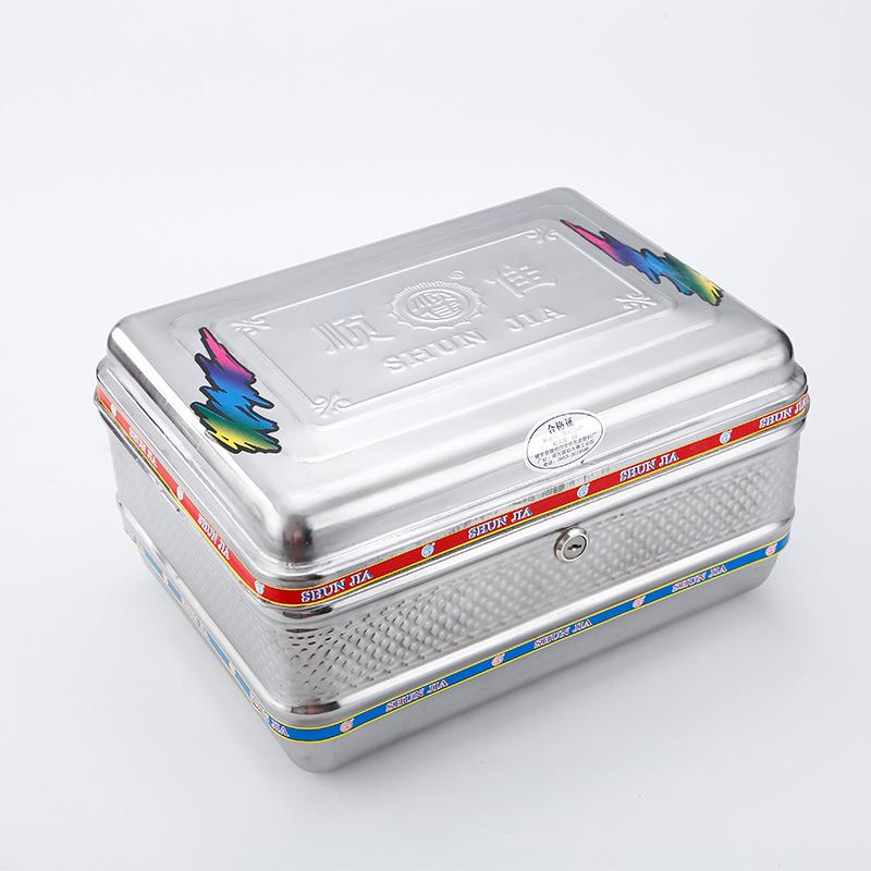 Premium Stainless Steel Motorcycle Tail Box with Thickened Screw Fixing