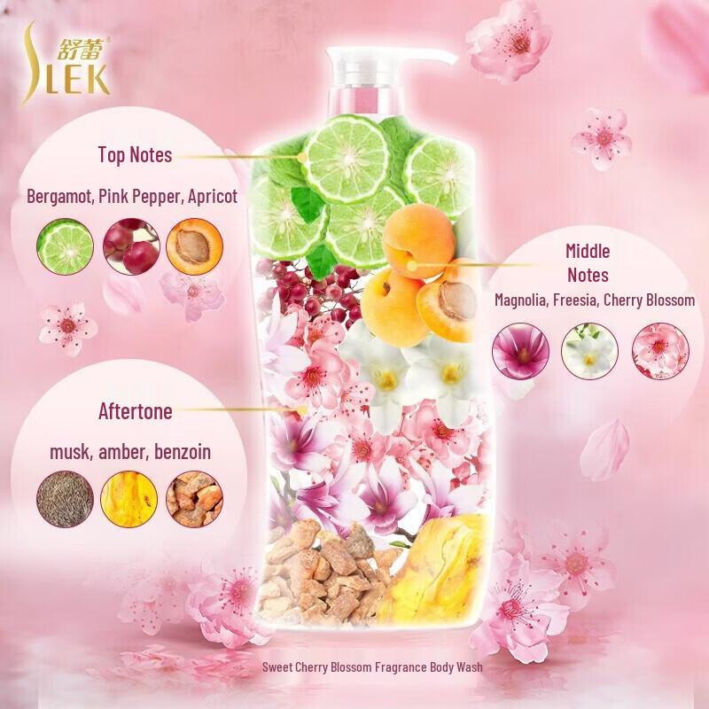 Slek Cherry Blossom Romantic Shower Gel
