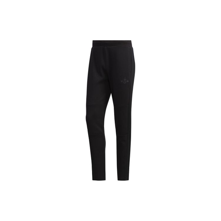 

Adidas Трикотажные прямые спортивные брюки мужские, черные GF7102 S