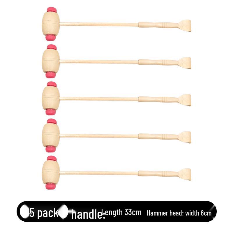 Bamboo Meridian Massage Hammer & Back Scratcher