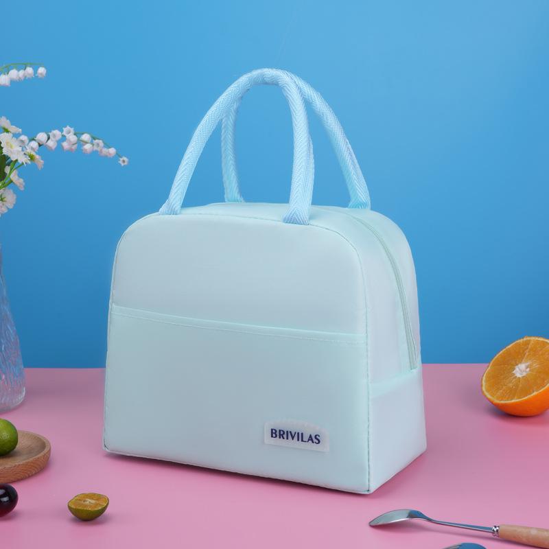 Large Capacity Insulated Lunch Tote - Durable Aluminum Foil Bento Bag for Office Workers