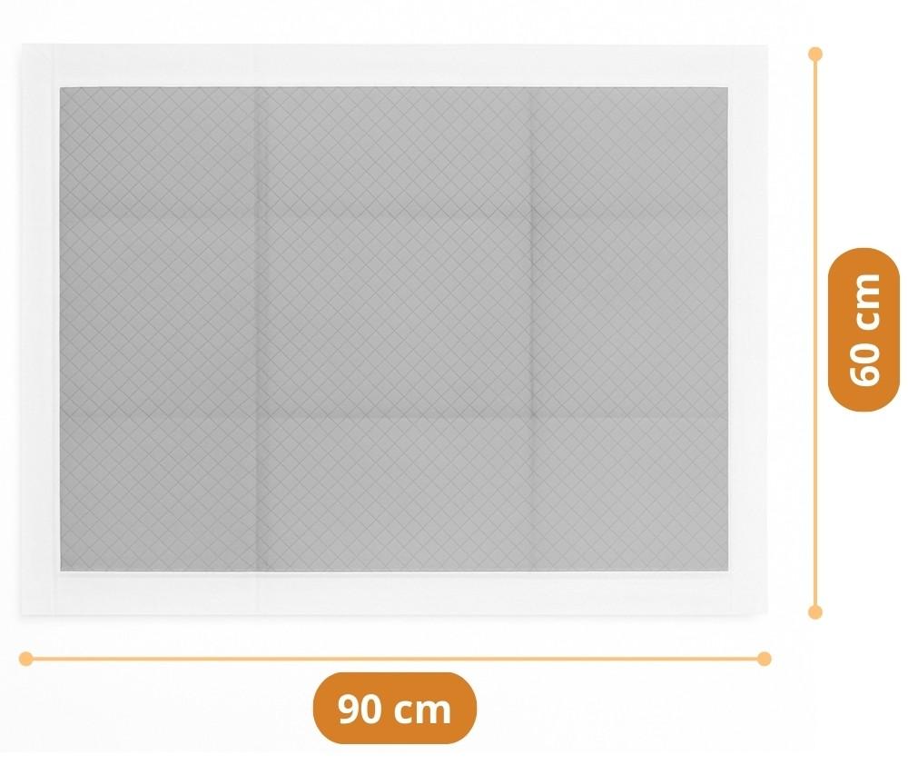 Moisture-absorbing mats for animals 90x60cm, 50 pcs.