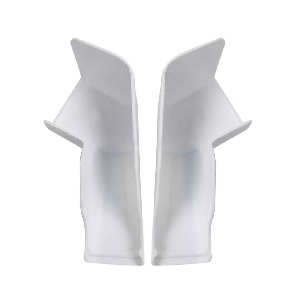 

2pcs Resin Rain Gutter Sun Resilient RV Rain Downspout DIY RV Gutter Extension RV Accessories білий