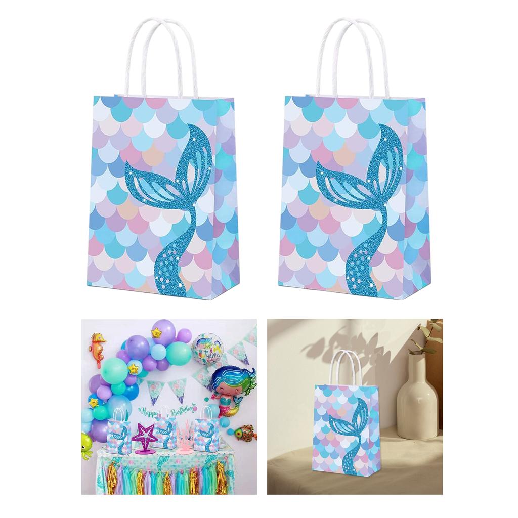 12Pieces Paper Bag Paper Gift Bags For Birthdays And School Gatherings In Vibranted Color Optional
