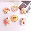 Crystal Clear Resin Accessories: Bear, Hamster, Ice Cream, Mushroom, Donut DIY Craft Set