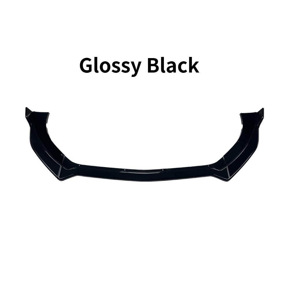 Front Bumper Lip Splitter Spoiler For Ford Mustang MK6 2015-2017 Front Shovel Diffuser Exterior Body Kit Modification Parts чёрный