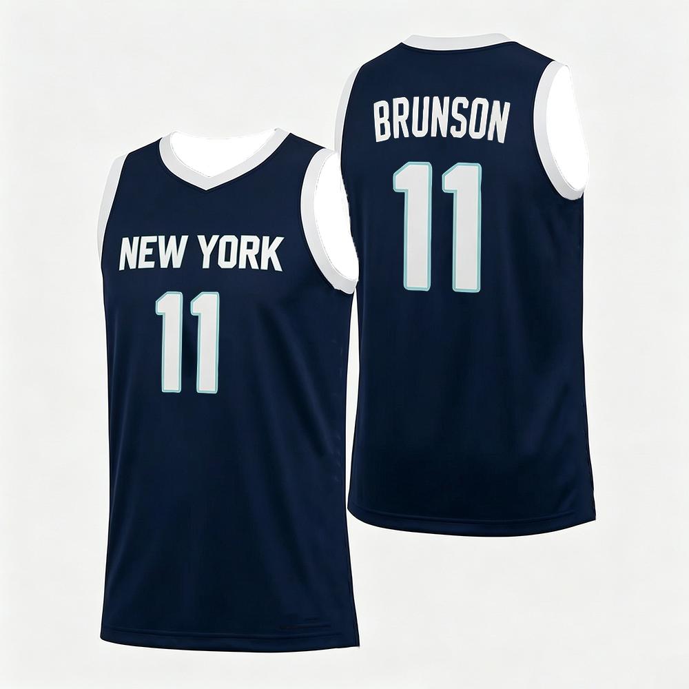 New York Style Finals Champions Brunson #11 Towns #32 Bridges #25 Anunoby #8 Hart #3 Baksetball Jersey T-shirts Fans Top for Kid